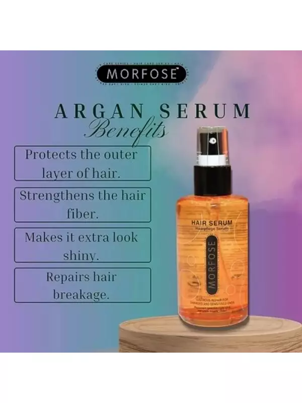 Сыворотка для волос с арганой 75мл апельсин, Morfose