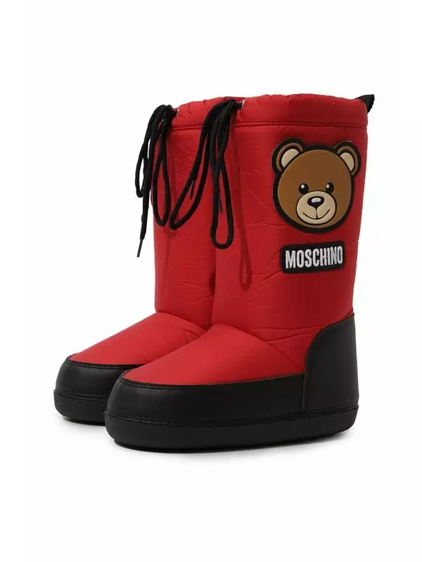 Утепленные сапоги Moschino