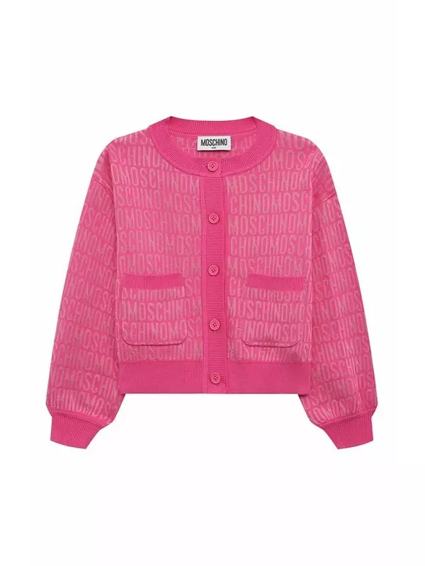 Кардиган из хлопка и вискозы Moschino