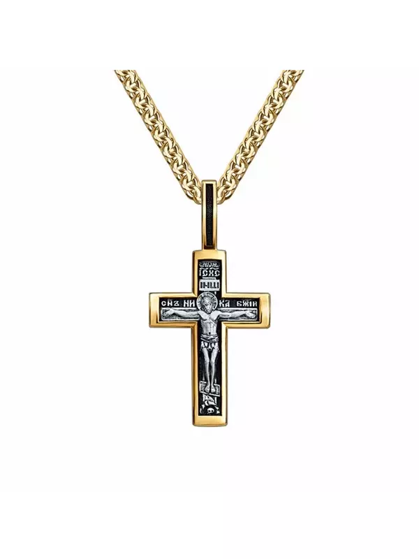 Серебряный крестик