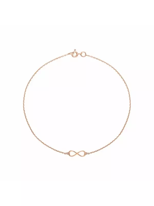 Золотой ножной браслет