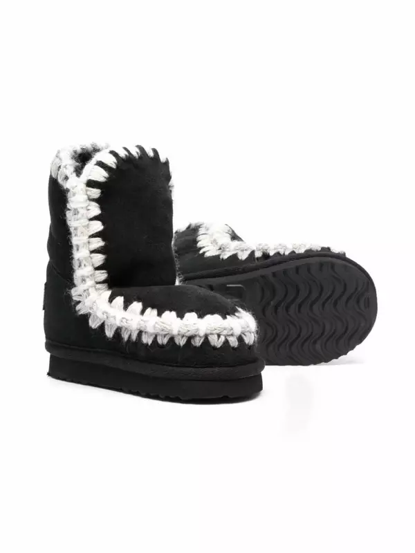 Mou Kids угги Eskimo, черный