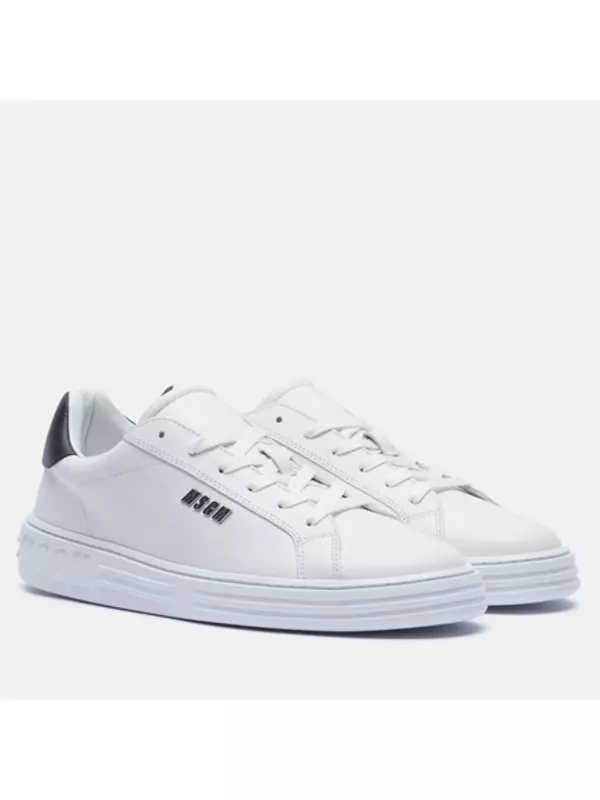 Мужские кроссовки MSGM Iconic Cupsole, цвет белый, размер 45 EU