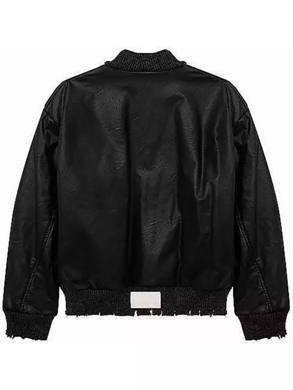 Бомбер из экокожи MSGM kids