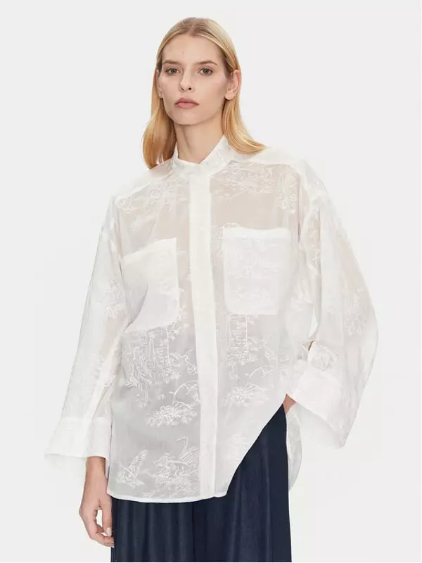 Свободная рубашка Fortunato 251104025135 Munthe, белый