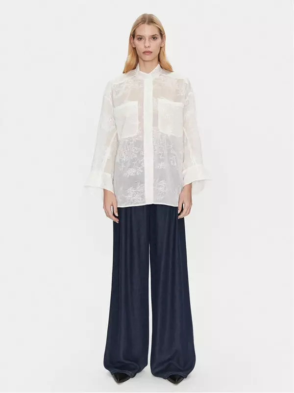 Свободная рубашка Fortunato 251104025135 Munthe, белый