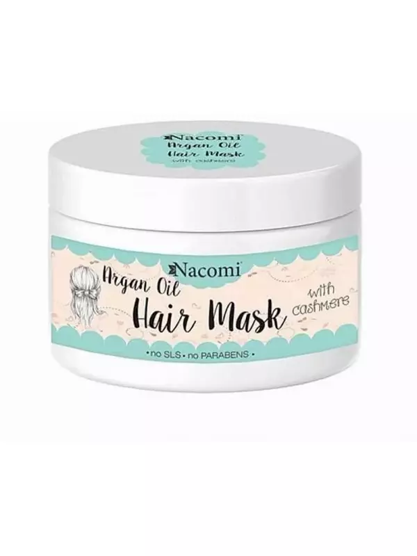 Маска для волос с аргановым маслом и протеинами кашемира, 200 мл Nacomi, Argan Oil Hair Mask