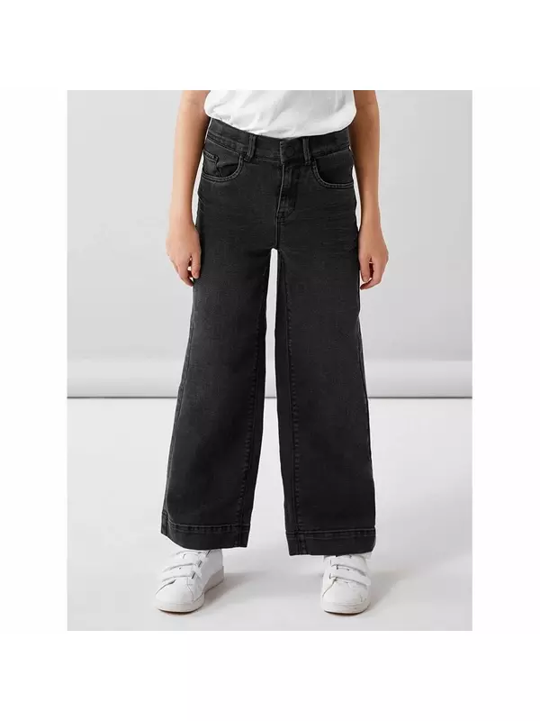 Джинсы Name It Rose Wide Fit, черный