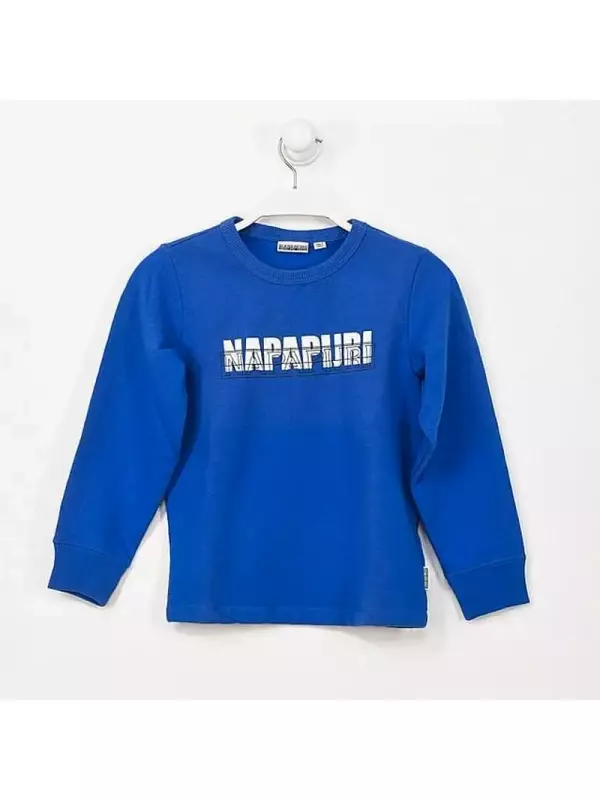 Ga4Epw толстовка с длинными рукавами и круглым вырезом для мальчиков Napapijri, синий