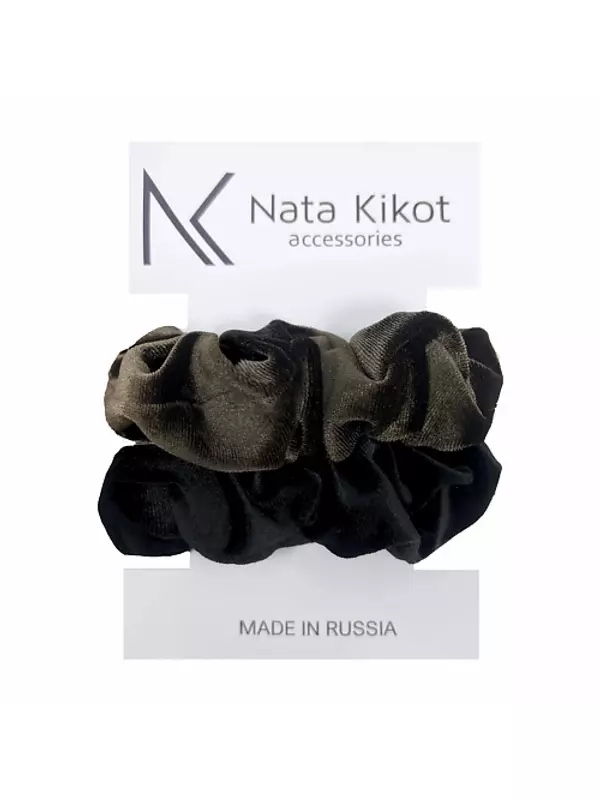 NATA KIKOT Набор бархатных резинок 2 шт