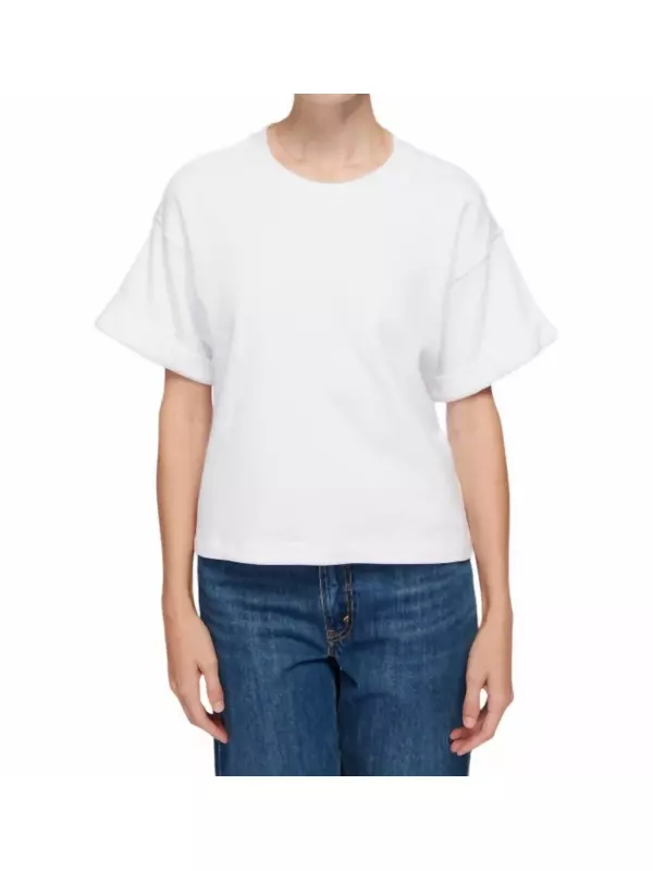 Футболка-свитшот Bane белого цвета Nation LTD