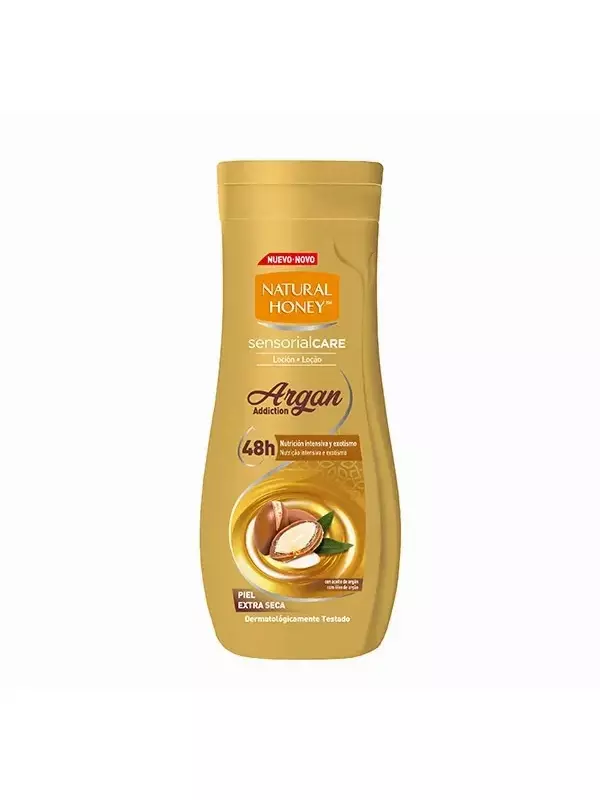 Лосьон для тела интенсивного питания Loción Elixir De Argán Reparadora Natural Honey, 600 ml