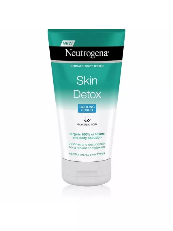 Neutrogena, Skin Detox, очищающий скраб для лица, 150 мл