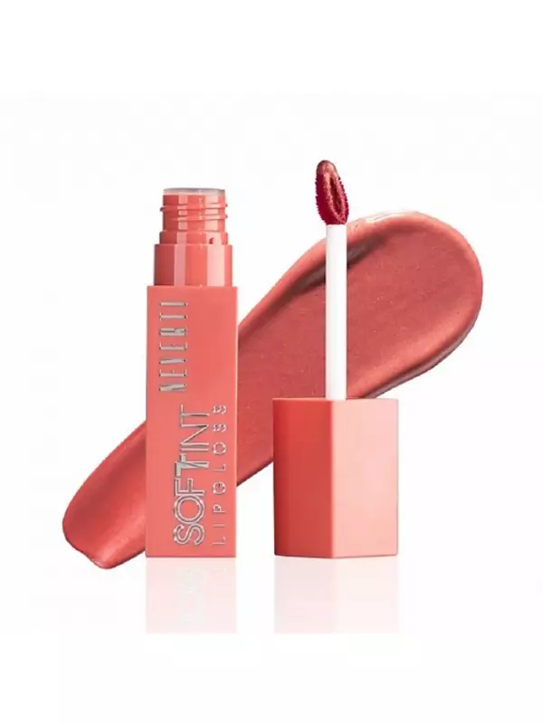 NEVERTI Мягкий тонирующий блеск для губ