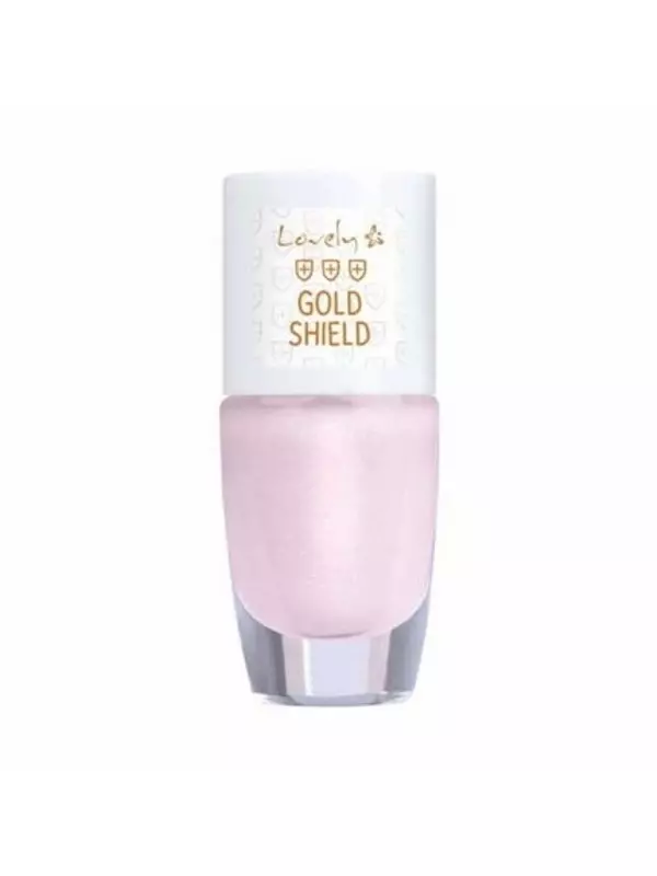 Укрепитель для слабых и секущихся ногтей Lovely Gold Shield, 8 мл, New