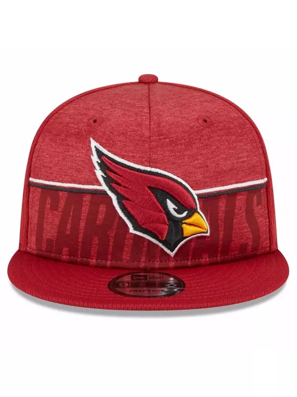 Мужская кепка Snapback New Era Cardinal Arizona Cardinals 2023, тренировочный лагерь НФЛ 9FIFTY