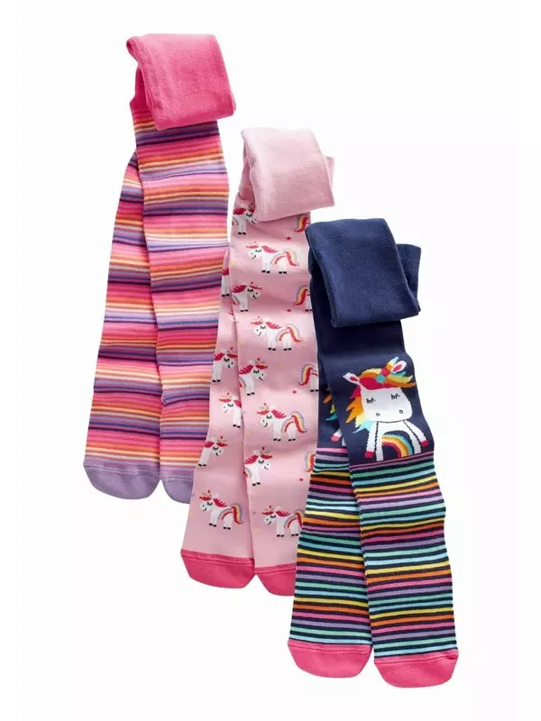 Колготки RICH UNICORN 3 PACK REGULAR FIT Next, розовый