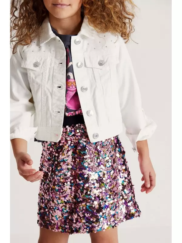 Жакет Diamante Джинсовый Next, белый