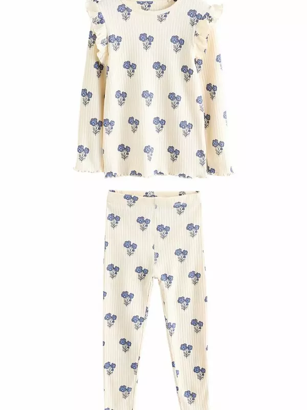 Пижама Next, цвет Cream/Blue