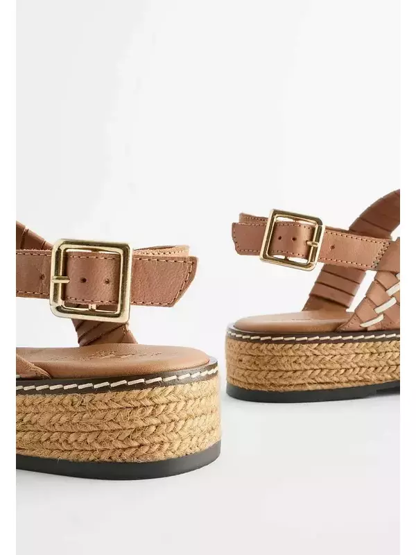 Босоножки на платформе FOREVER COMFORT WEAVE REGULAR FIT Next, коричневый