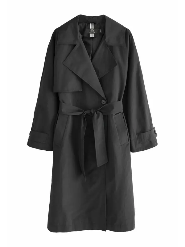 Пальто-тренч Next, черный