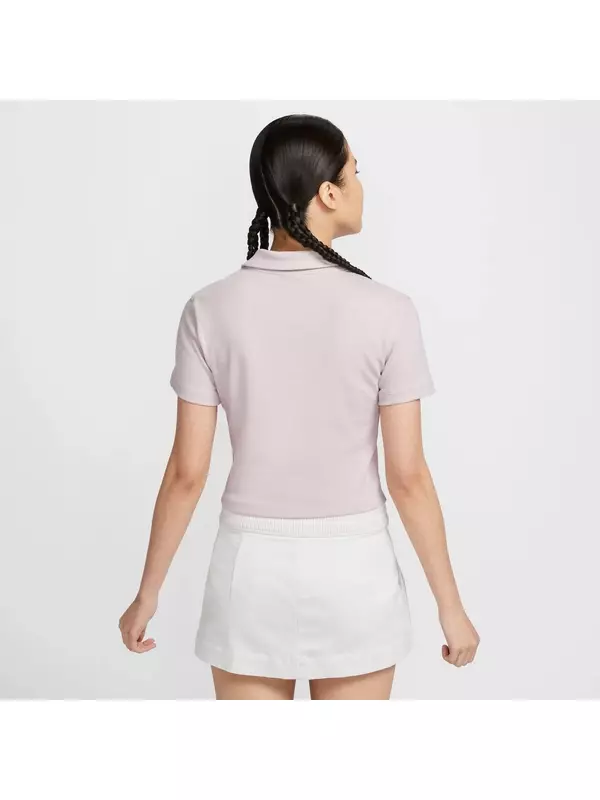 Спортивный топ (WMNS) Nike Essential Polo Crop Top 'Pink' DV7885-019, розовый