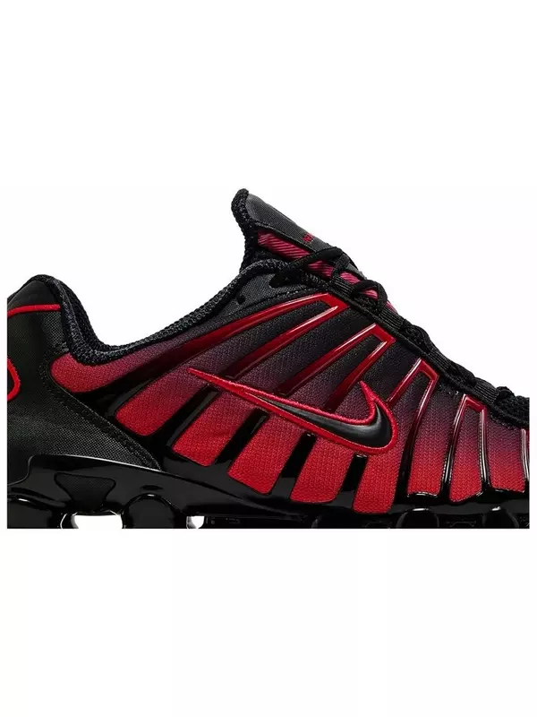 Кроссовки Nike Shox TL 'Black University Red Gradient', черный