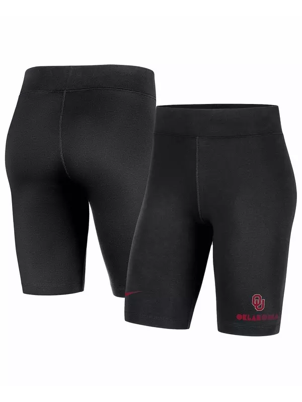 Черные женские велосипедки трехцветного кроя Oklahoma Earlys Essential Tri-Blend Nike, черный