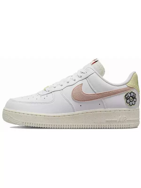 Оксфорды Nike Air Force 1 Low '07 SE Next Nature белые розовые (женские)