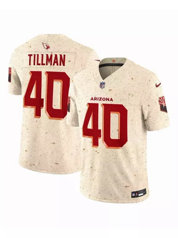 Мужская футболка Pat Tillman Natural Arizona Cardinals из коллекции Rivalries 2025 Limited для вышедших на пенсию игроков Nike