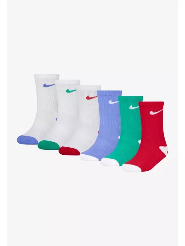 Комплект носков SMILEY CREW UNISEX Nike, 6 пар, мультиколор