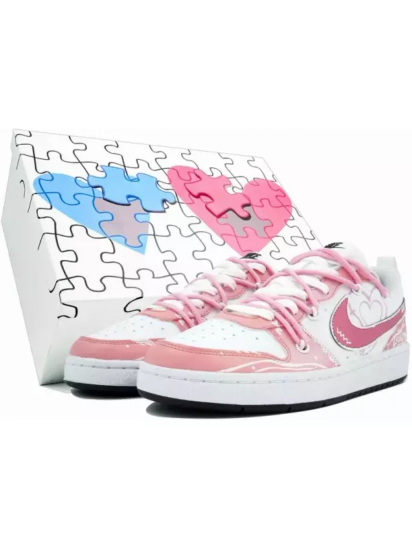 Кроссовки Nike Court Borough Skateboard Shoes Women's Low-Top White