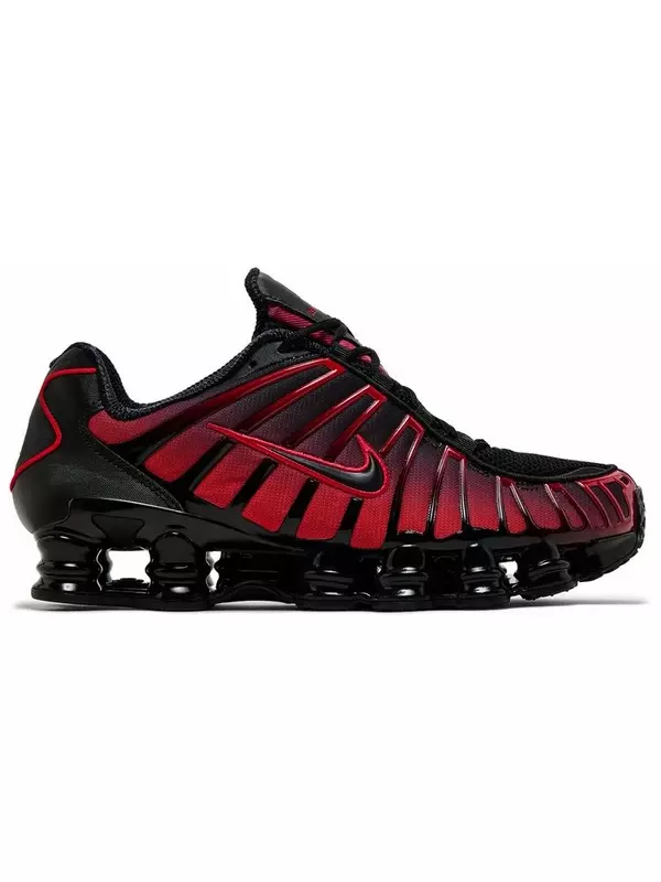Кроссовки Nike Shox TL 'Black University Red Gradient', черный