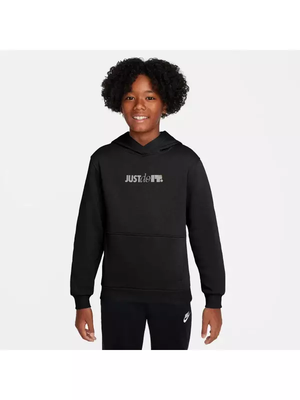 Детская флисовая толстовка Nike Sportswear Club, черный