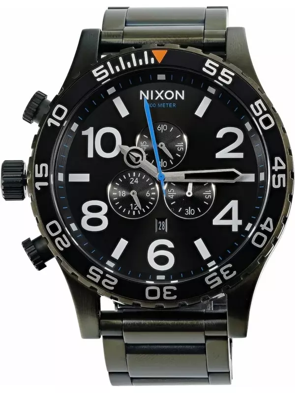Часы 51-30 Chrono Nixon, цвет Black Sunray/Surplus