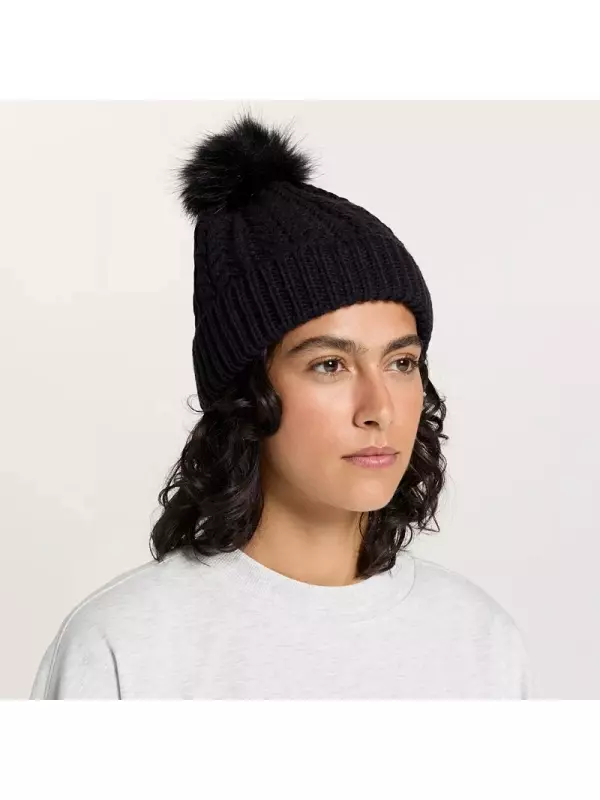 Женская вязаная шапка Northeast Outfitters Cosy Cabin, черный