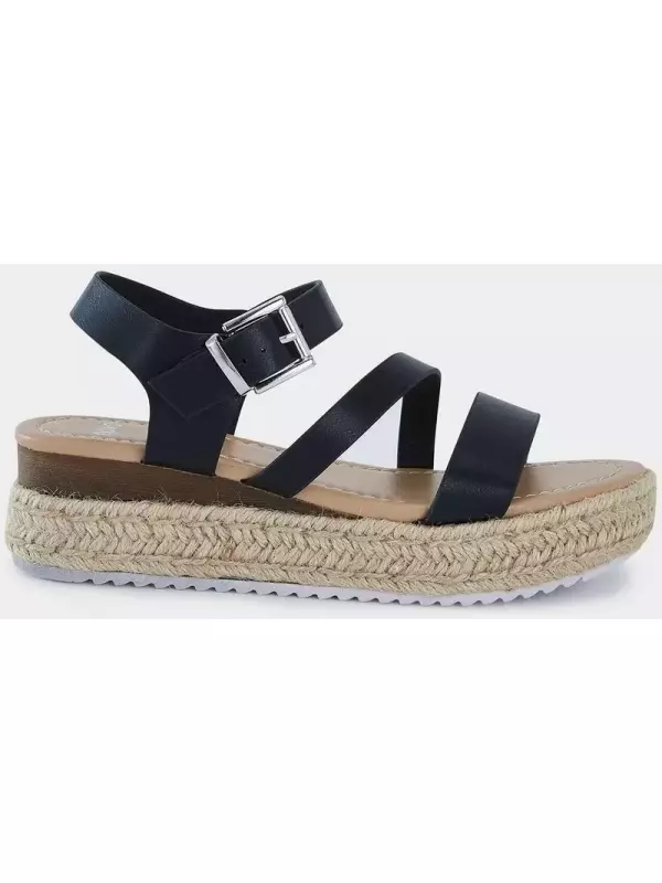 Эспадрильи Simba с ремешками Novo, черный