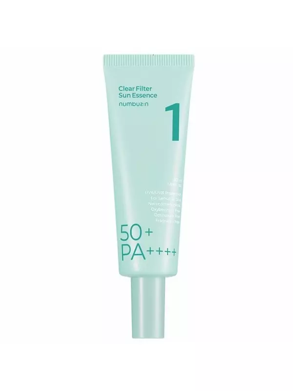 Numbuzin No.1 Clear Filter Sun Essence SPF50+ PA++++ увлажняющая эссенция для лица с фильтром 50 мл