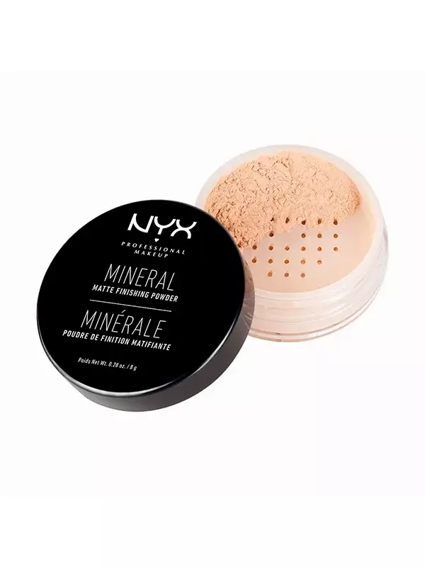 Пудра для фиксации макияжа Mineral Matte Finishing Powder Nyx Professional Make Up, цвет light/medium