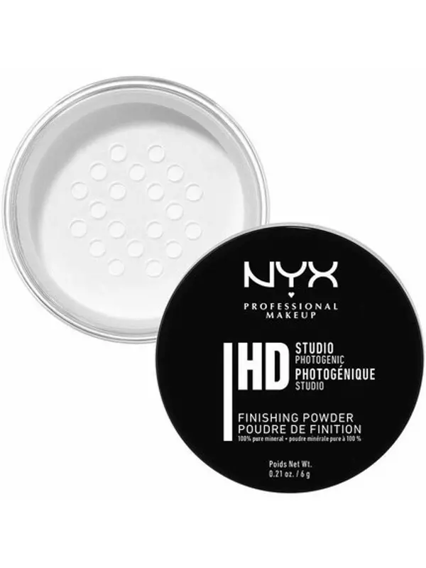 Студийная финишная пудра с полупрозрачным матовым финишем, впитывающая масло, веганская формула 6G, Nyx Professional Makeup