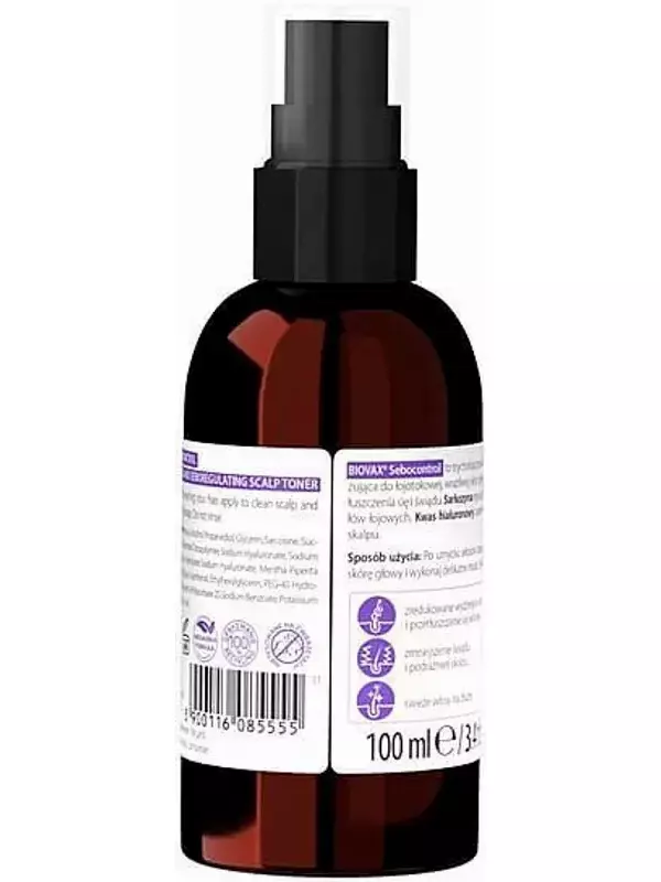 Тоник для жирных волос, 100 мл BIOVAX sebocontrol, Oceanic