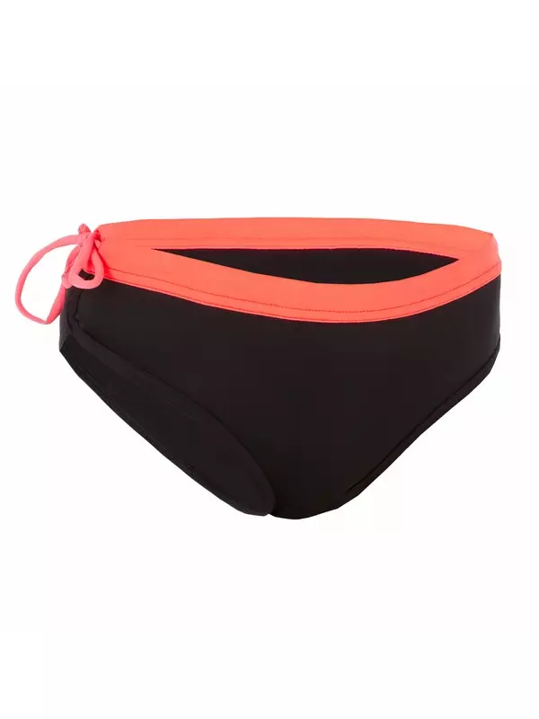 Короткий купальник Mas для серфинга для девочек - черный Olaian