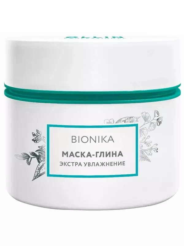 OLLIN Professional BioNika Маска-глина для волос Экстра увлажнение, 235 г, 200 мл, банка