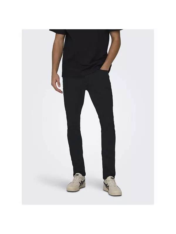 Джинсы Only & Sons Warp Blkd 7988 Skinny Fit, черный