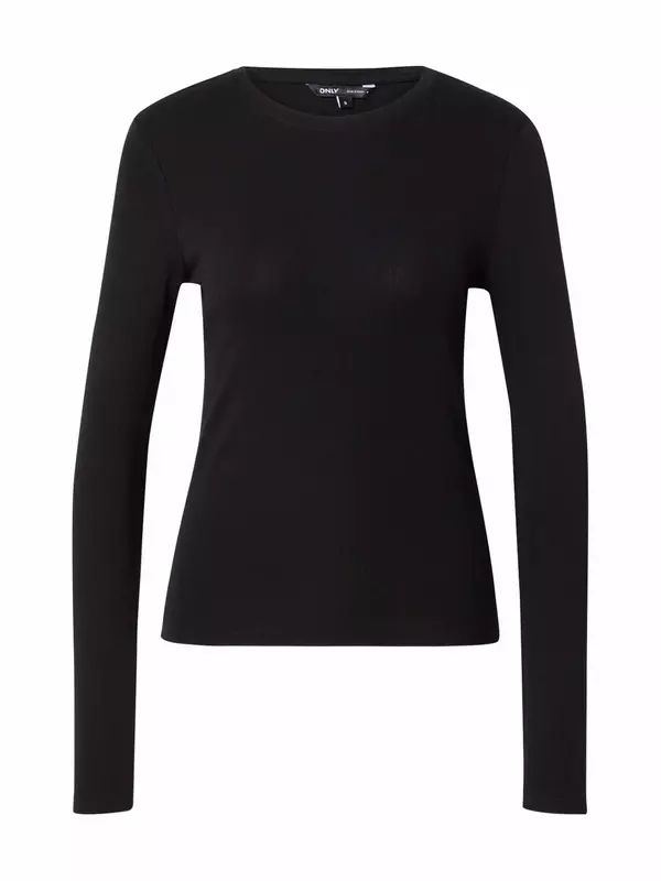 Лонгслив ONLY Shirt ONLRiley, черный