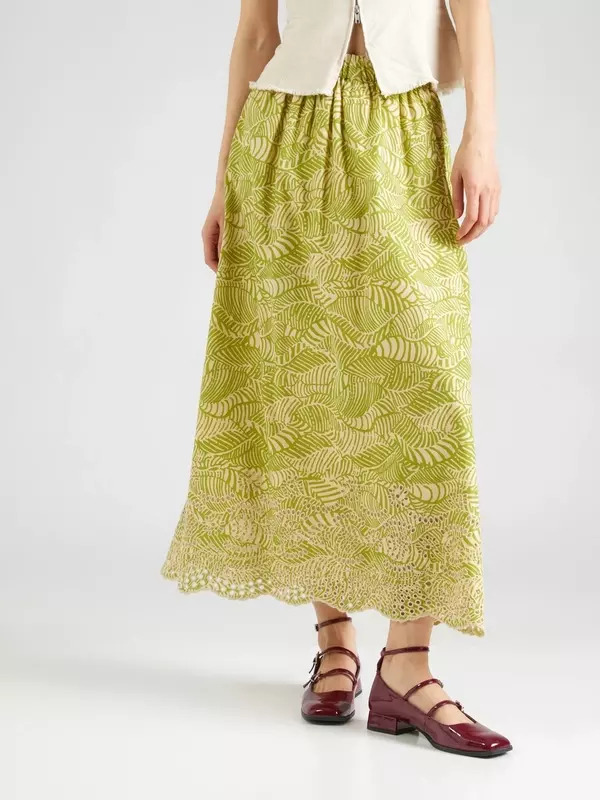 Юбка ONLY ONLLOU, оливковый