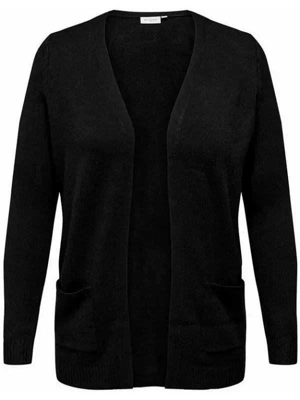 Кардиган ONLY Carmakoma CARESLY OPEN, черный