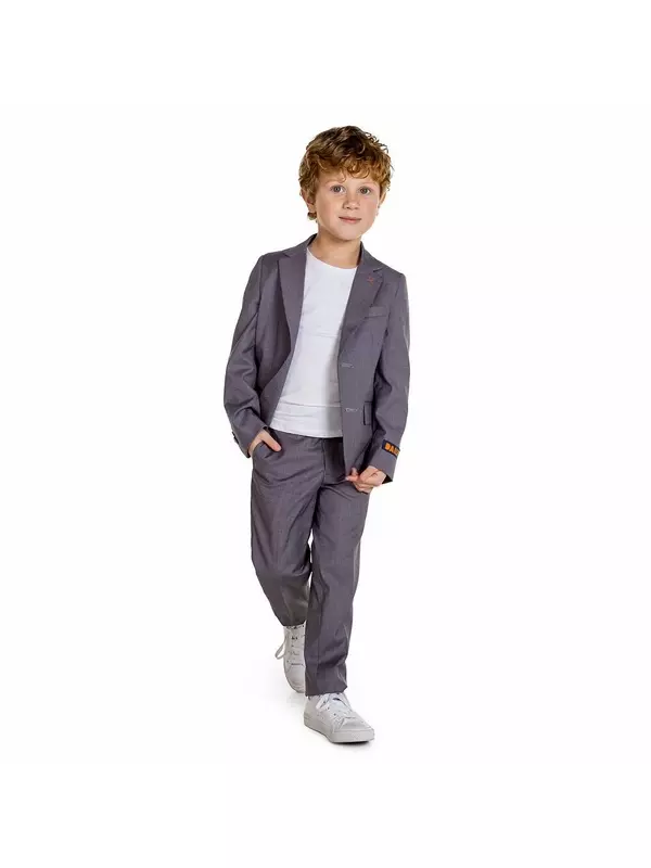 Костюмы Oppoдля мальчиков 2–8 лет, комплект костюмов на каждый день из 3 предметов — темно-серый OppoSuits, цвет Dark Gray