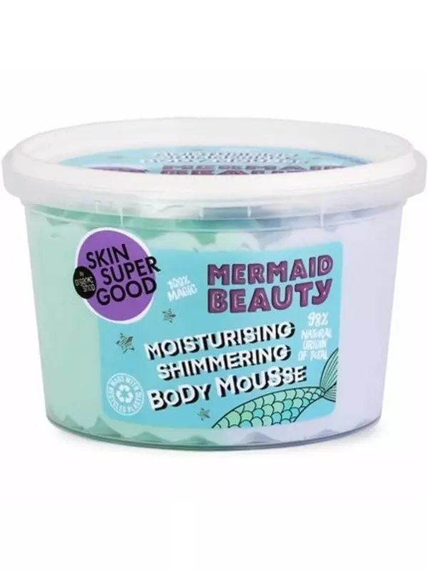 Organic Shop Skin So Good BE MER-MAZING Mermaid Beauty Увлажняющий мерцающий мусс для тела 250 мл