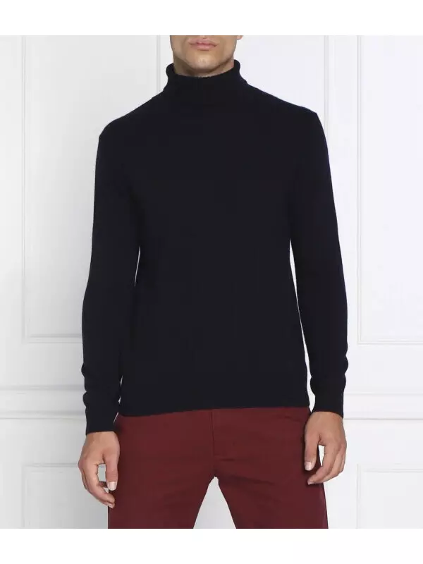 Водолазка мужская Oscar Jacobson с высоким воротом, синий